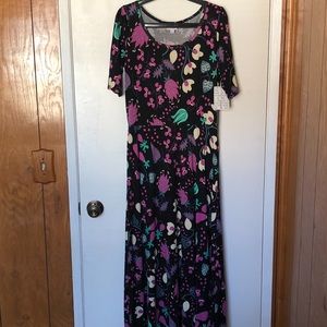 NWT LuLaRoe L Ana Maxi Dress